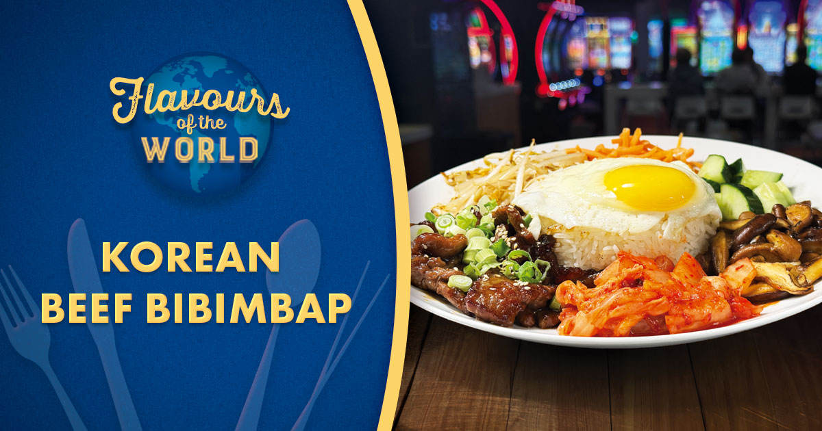 Korean Beef Bibimap at Great Canadian Casino Resort Vancouver
