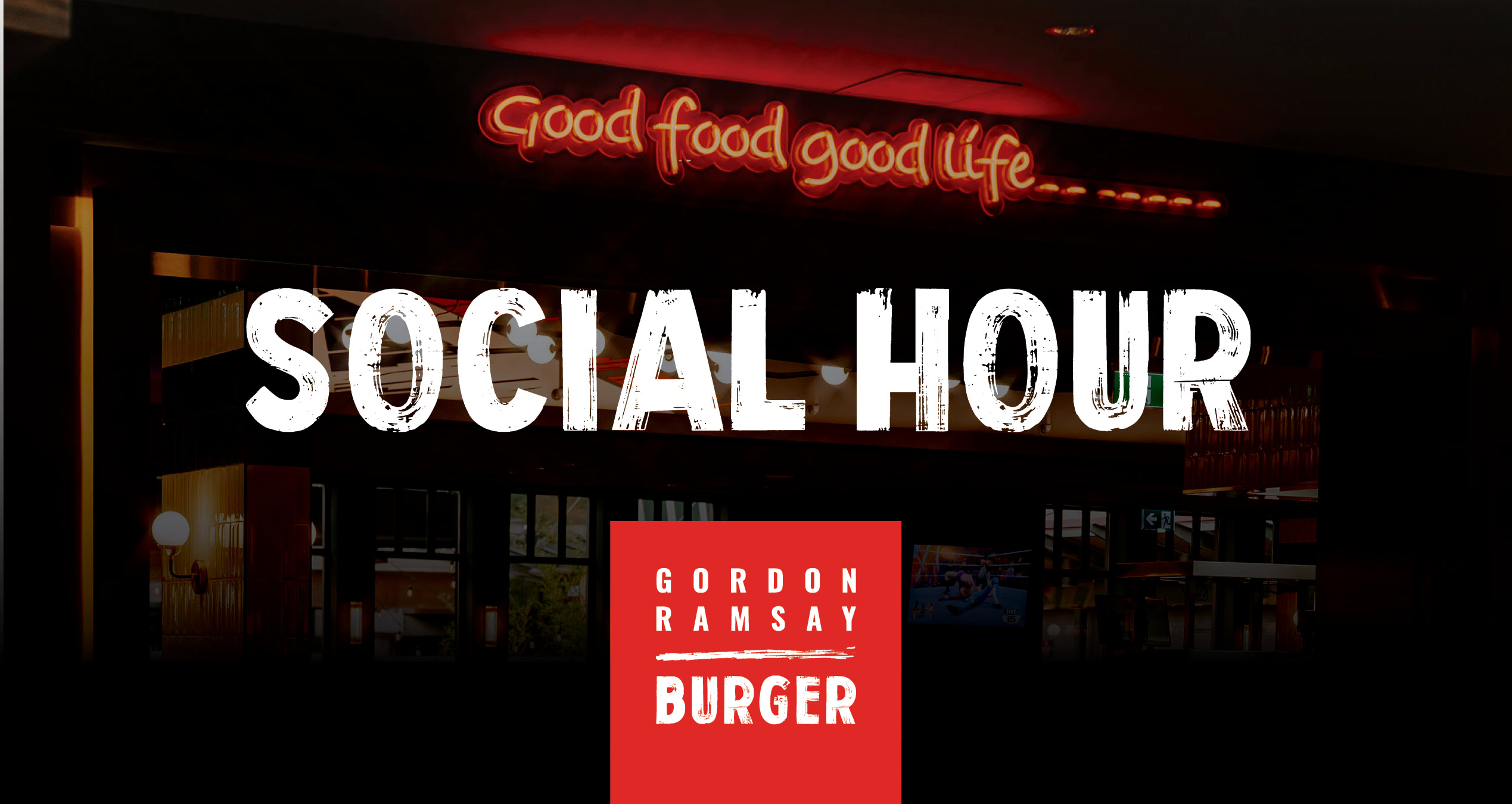 Social Hour at Gordon Ramsay Burger - Great Canadian Casino Vancouver